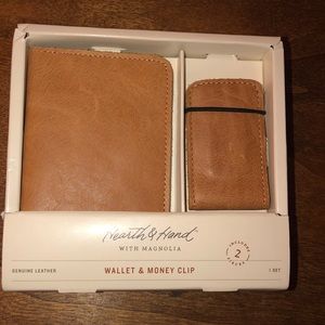Leather Wallet & Money Clip